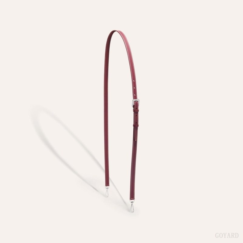 Goyard CUIR PM STRAP Burgundy | EODA5974