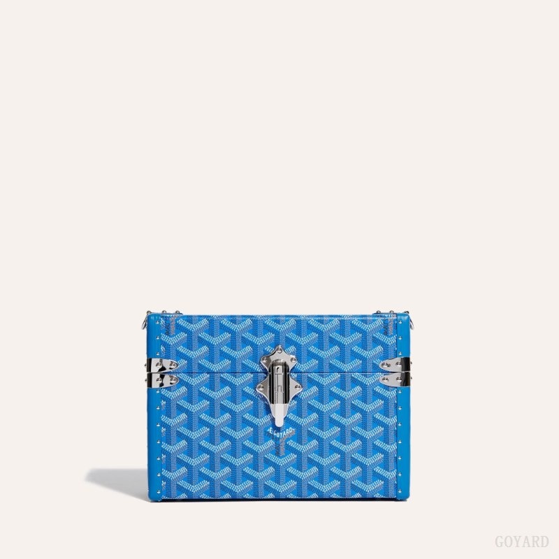 Goyard Cassette Trunk Bag Blue | FFWE9566