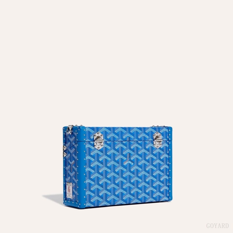 Goyard Cassette Trunk Bag Blue | FFWE9566