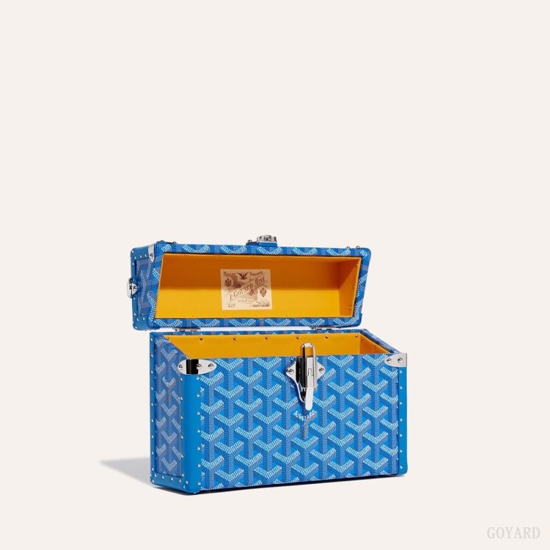 Goyard Cassette Trunk Bag Blue | FFWE9566