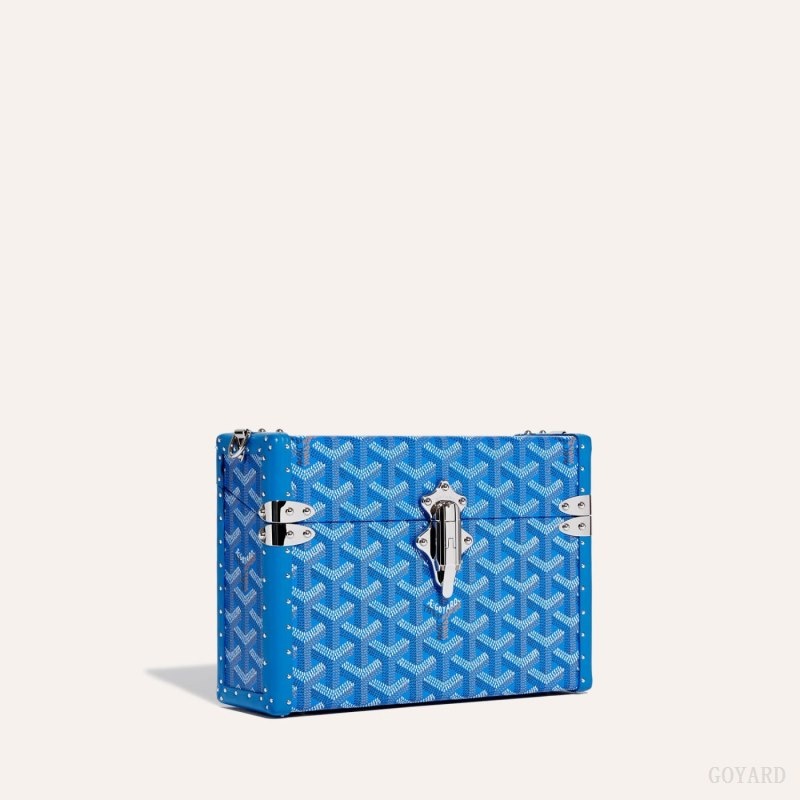 Goyard Cassette Trunk Bag Blue | FFWE9566