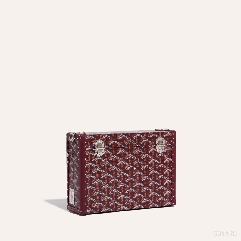 Goyard Cassette Trunk Bag Burgundy | HSES6381