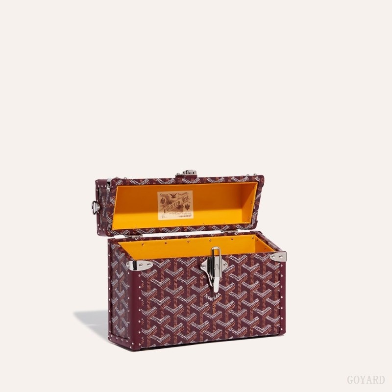 Goyard Cassette Trunk Bag Burgundy | HSES6381