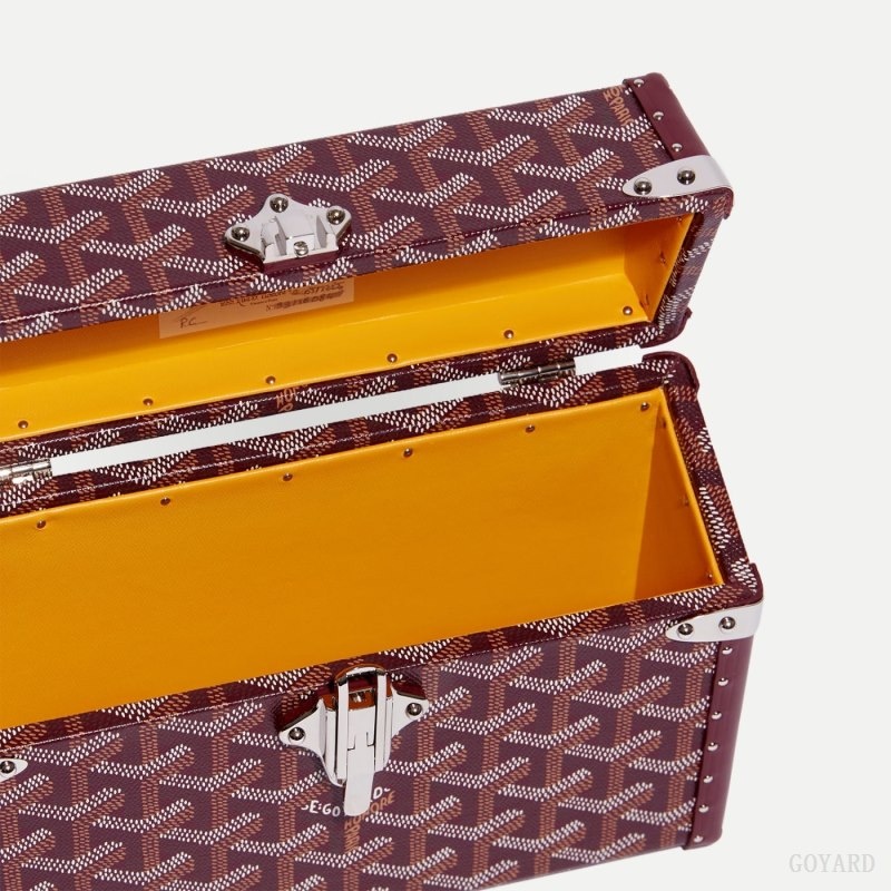 Goyard Cassette Trunk Bag Burgundy | HSES6381