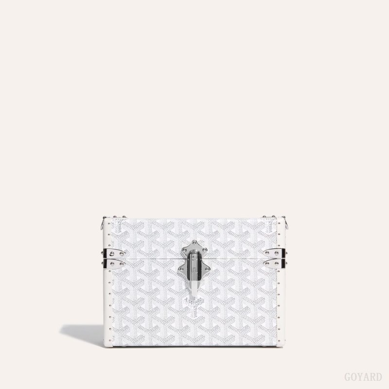 Goyard Cassette Trunk Bag White | XLAB6798