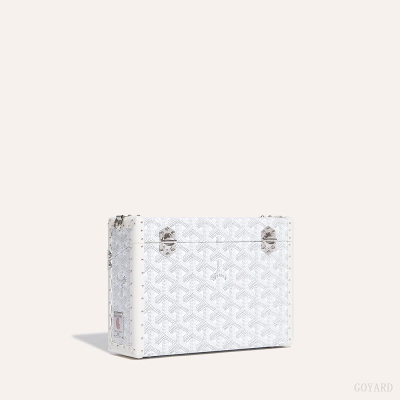 Goyard Cassette Trunk Bag White | XLAB6798