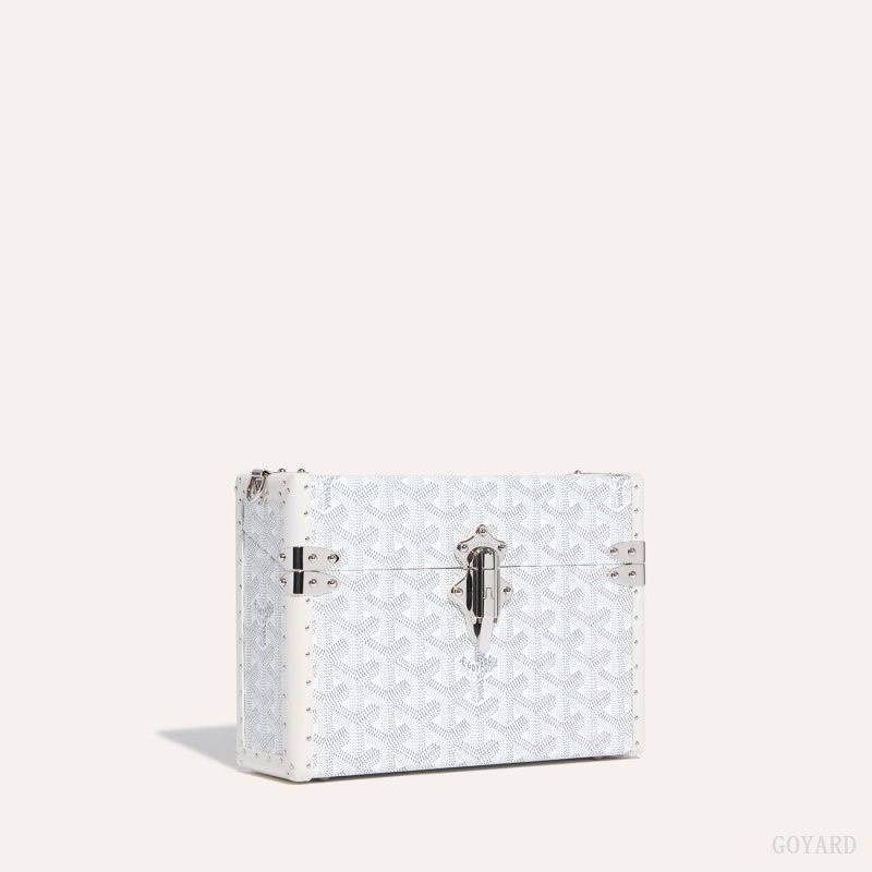 Goyard Cassette Trunk Bag White | XLAB6798