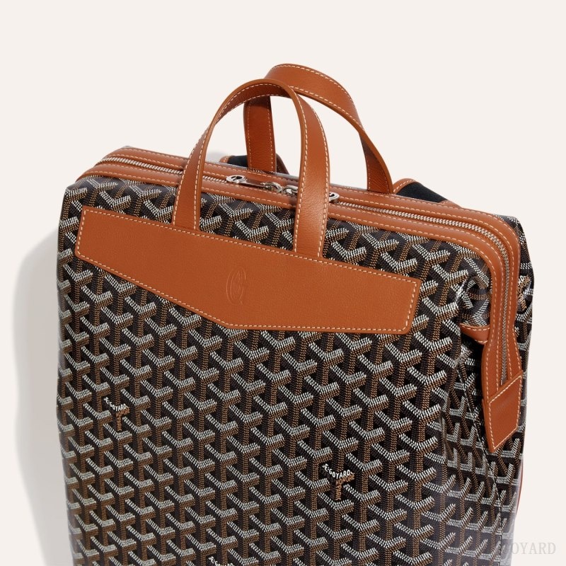 Goyard Cisalpin Backpack Black / Brown | CYMR0983