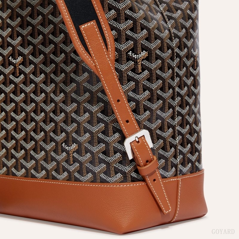 Goyard Cisalpin Backpack Black / Brown | CYMR0983