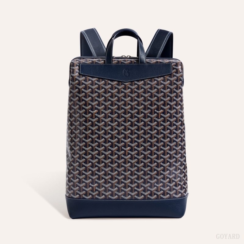 Goyard Cisalpin Backpack Navy Blue | ATEU5713