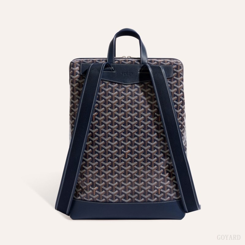 Goyard Cisalpin Backpack Navy Blue | ATEU5713