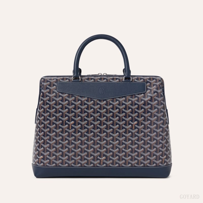 Goyard Cisalpin Document Case Navy Blue | MXPX9388