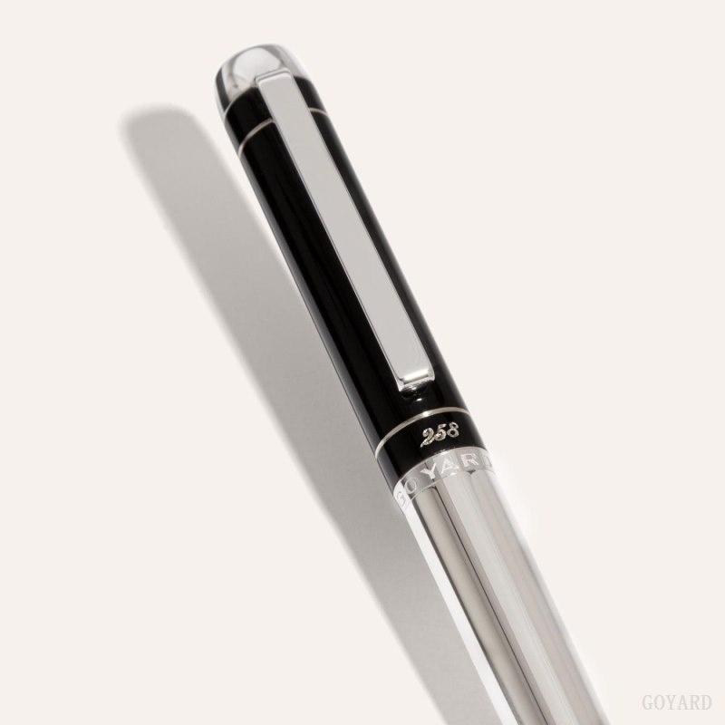 Goyard Clamecy Rollerball Pen Black | OYGT8274