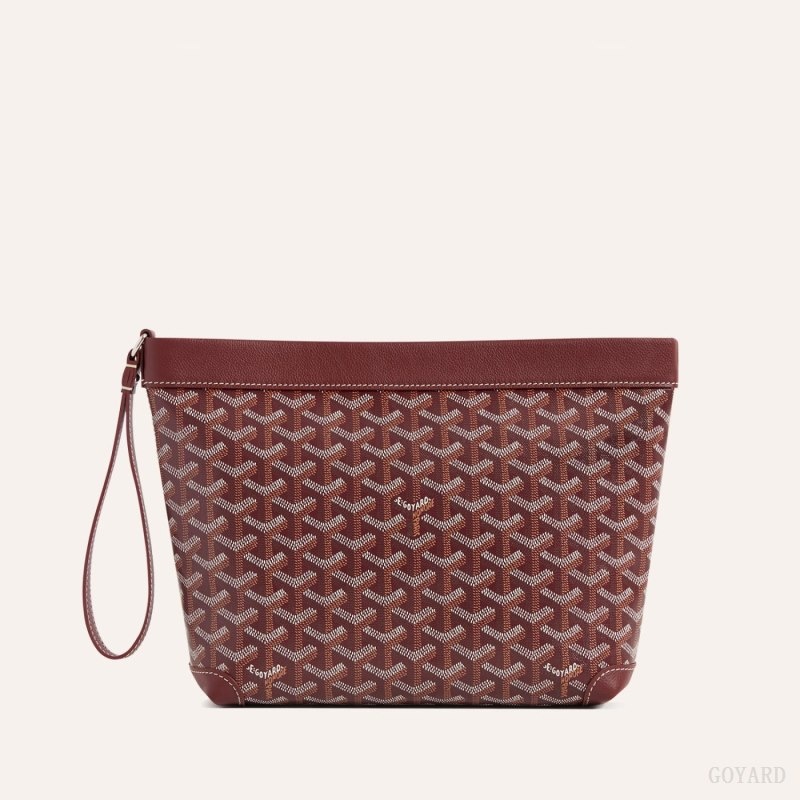 Goyard Conti pouch Burgundy | OKWR0353