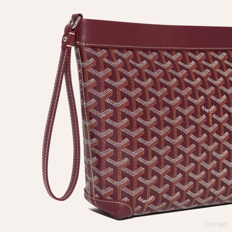 Goyard Conti pouch Burgundy | OKWR0353