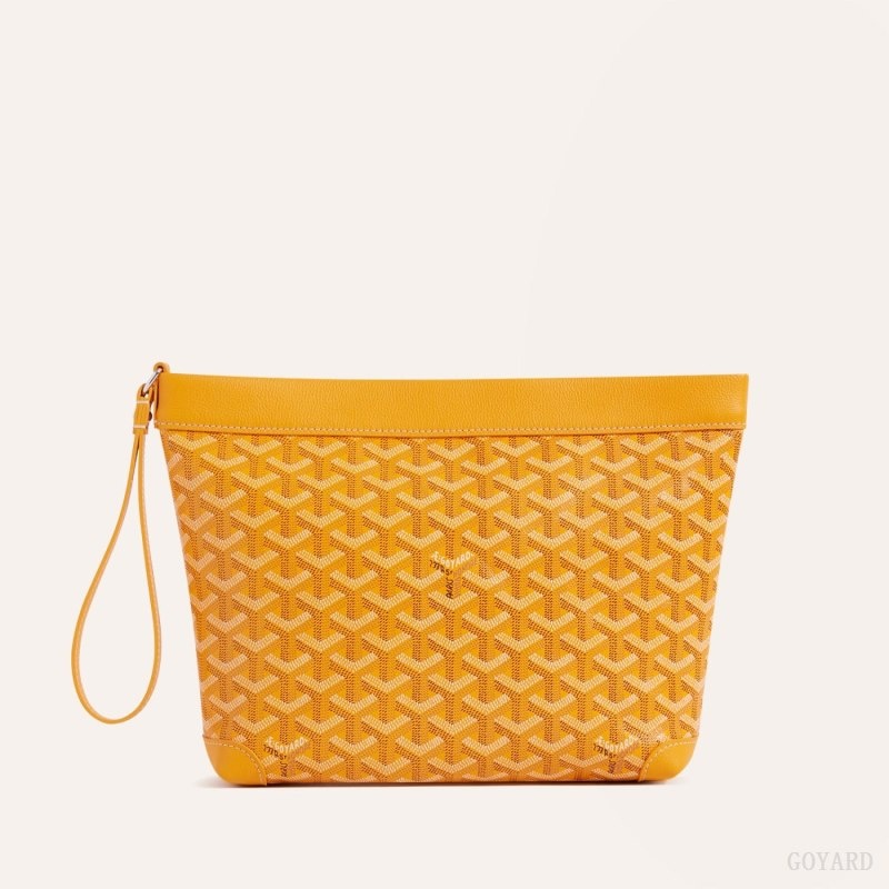 Goyard Conti pouch Yellow | NJOW5153