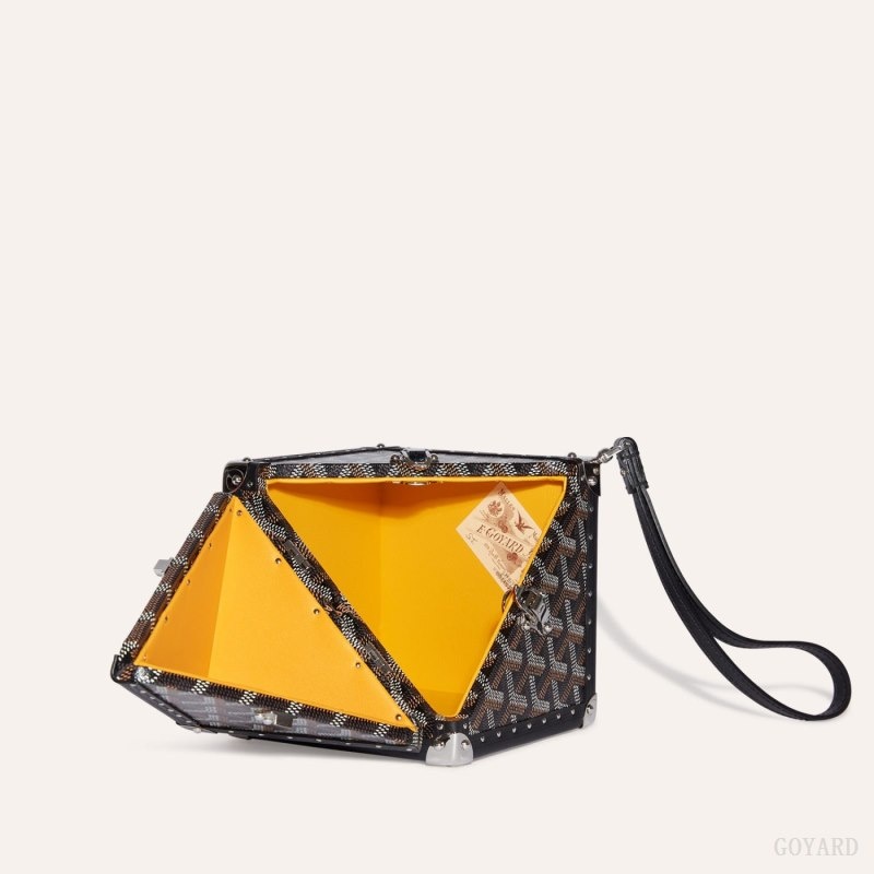 Goyard Dé Trunk Bag Black | DKUH0260