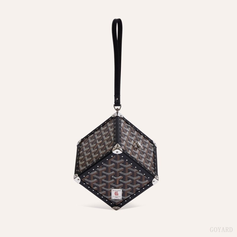 Goyard Dé Trunk Bag Black | DKUH0260