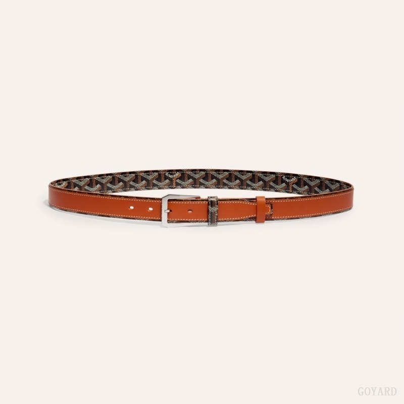 Goyard FREGATE BELT Black / Brown | TBGY3736