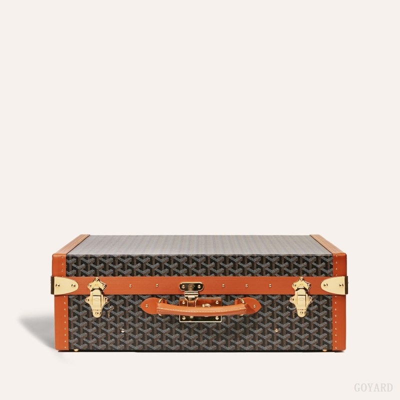 Goyard GRAND HÔTEL 55 CASE Black / Brown | ZBCT2173