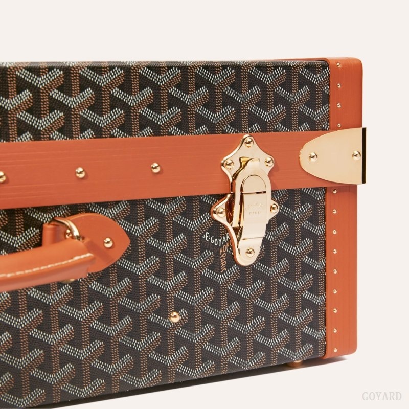 Goyard GRAND HÔTEL 55 CASE Black / Brown | ZBCT2173