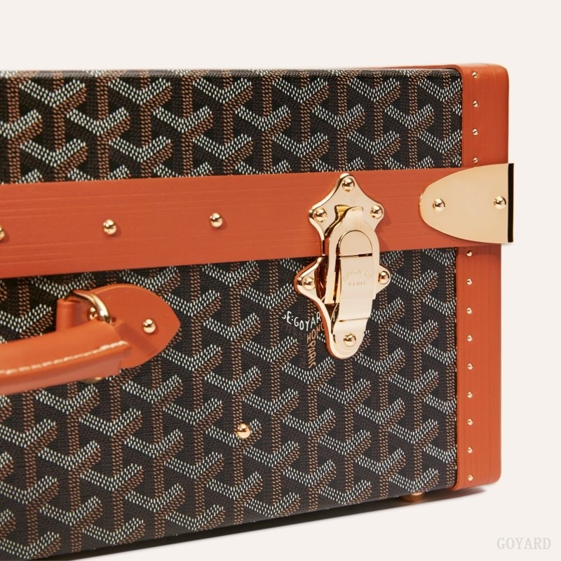 Goyard GRAND HÔTEL 60 CASE Black / Brown | YIRO0727