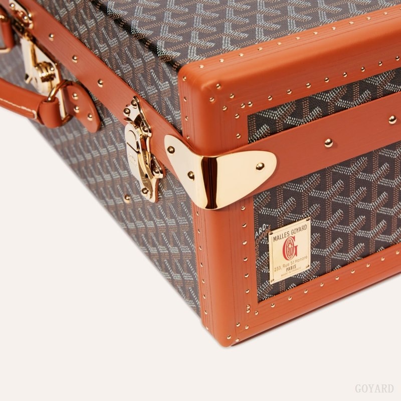 Goyard GRAND HÔTEL 60 CASE Black / Brown | YIRO0727