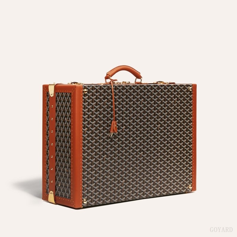 Goyard GRAND HÔTEL 60 CASE Black / Brown | YIRO0727