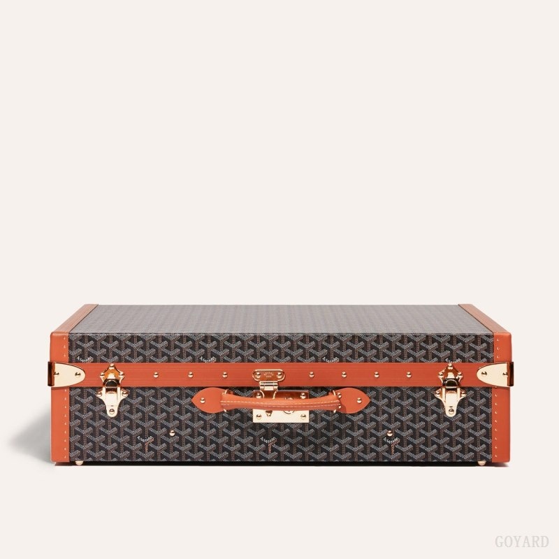 Goyard GRAND HÔTEL 65 CASE Black / Brown | SEJS9046