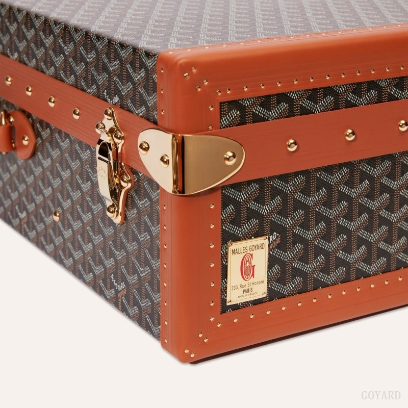 Goyard GRAND HÔTEL 65 CASE Black / Brown | SEJS9046