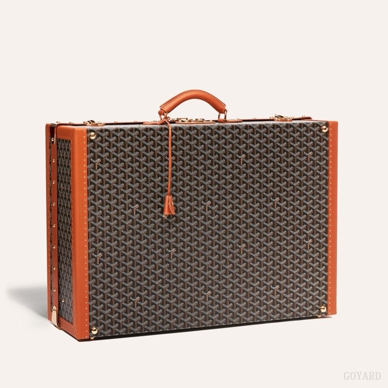 Goyard GRAND HÔTEL 65 CASE Black / Brown | SEJS9046