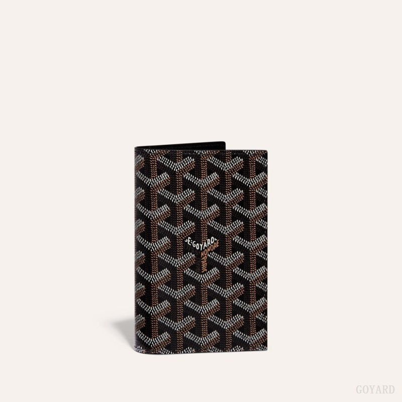 Goyard GRENELLE PASSPORT COVER Black | MTVO3694