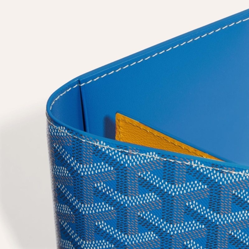 Goyard GRENELLE PASSPORT COVER Blue | TQHR2032