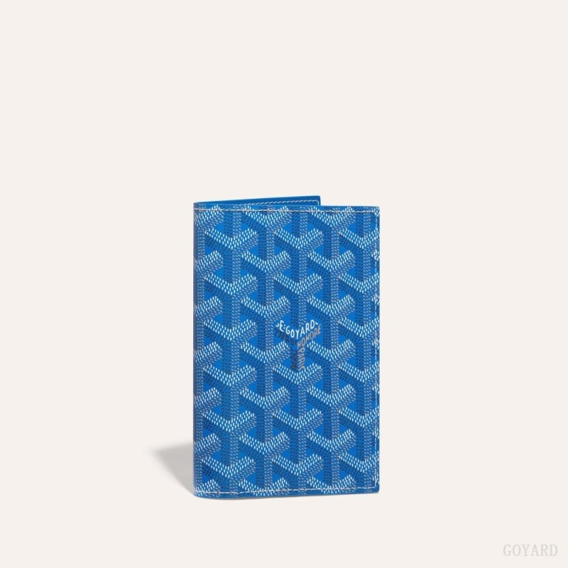 Goyard GRENELLE PASSPORT COVER Blue | TQHR2032