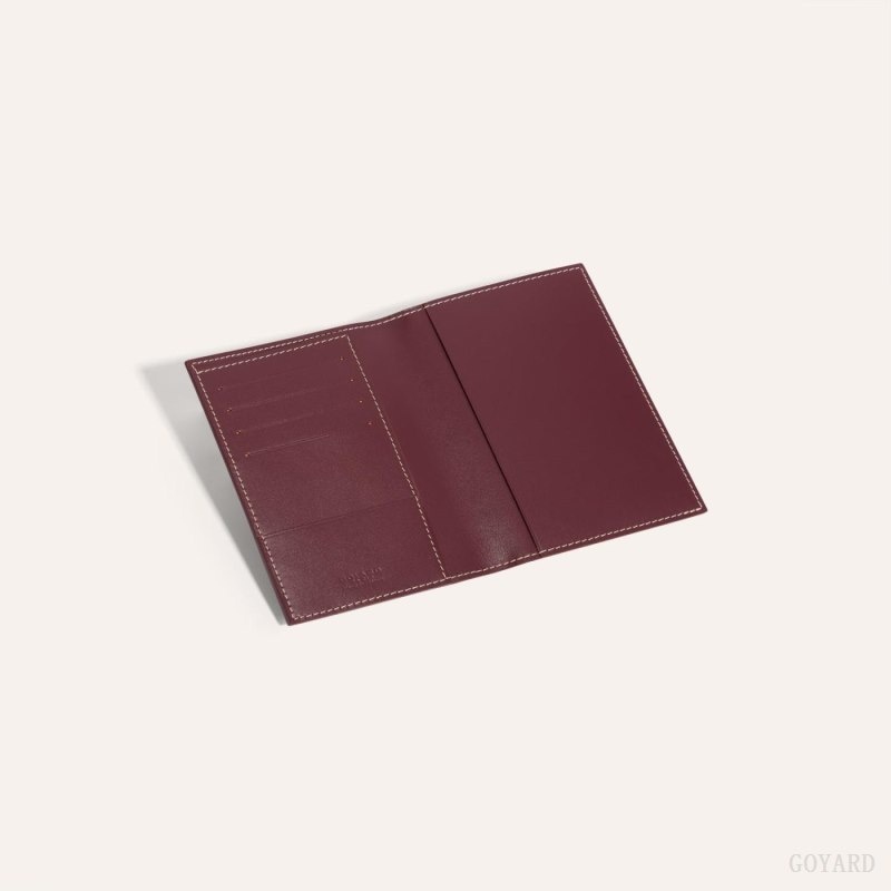 Goyard GRENELLE PASSPORT COVER Burgundy | IPHU4239