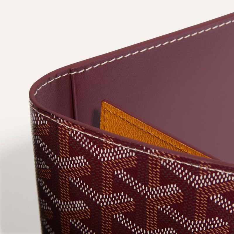 Goyard GRENELLE PASSPORT COVER Burgundy | IPHU4239