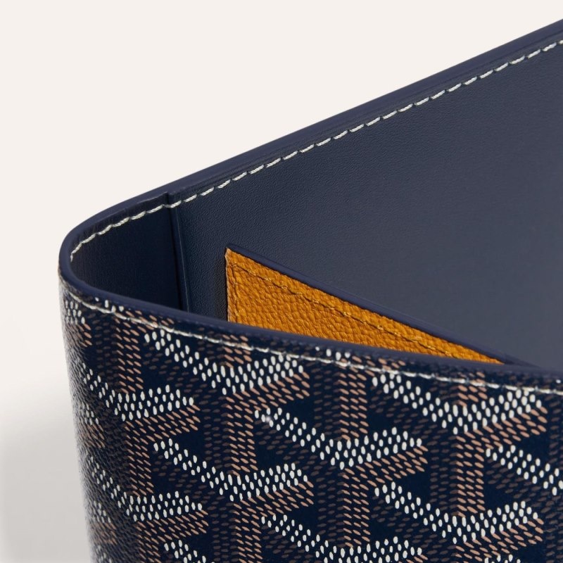 Goyard GRENELLE PASSPORT COVER Navy Blue | MEEU5703