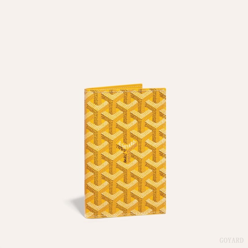 Goyard GRENELLE PASSPORT COVER Yellow | NNQQ5302