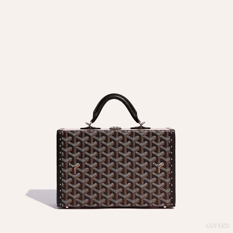 Goyard Grand Hôtel Trunk Bag Black | OYVS5115