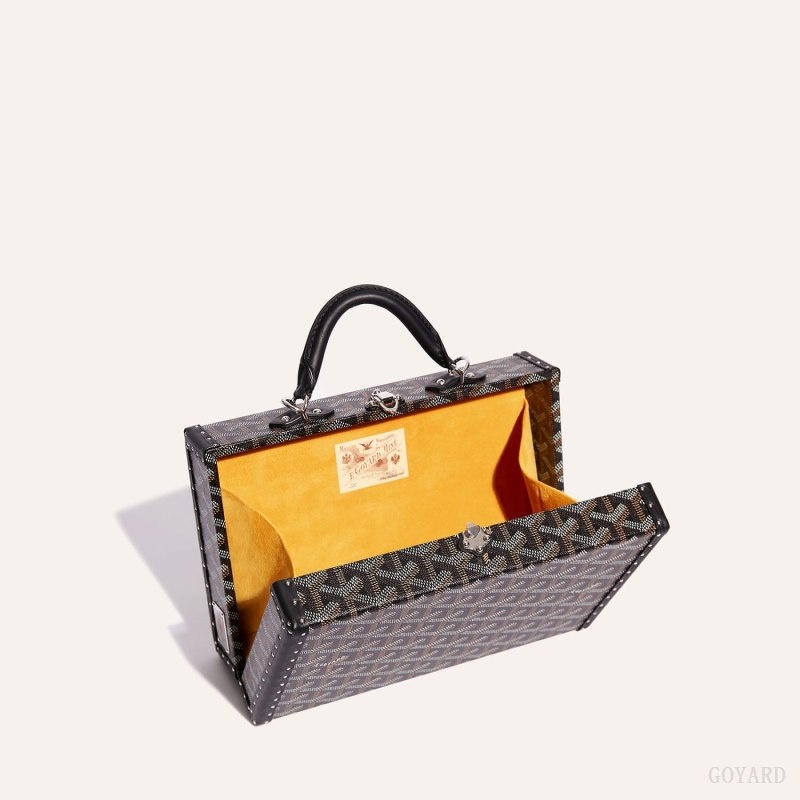 Goyard Grand Hôtel Trunk Bag Black | OYVS5115