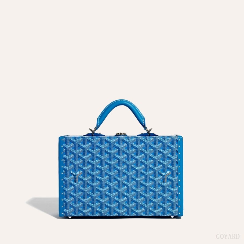 Goyard Grand Hôtel Trunk Bag Blue | AKFR4720