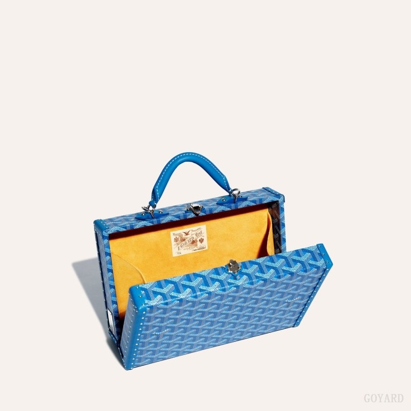 Goyard Grand Hôtel Trunk Bag Blue | AKFR4720