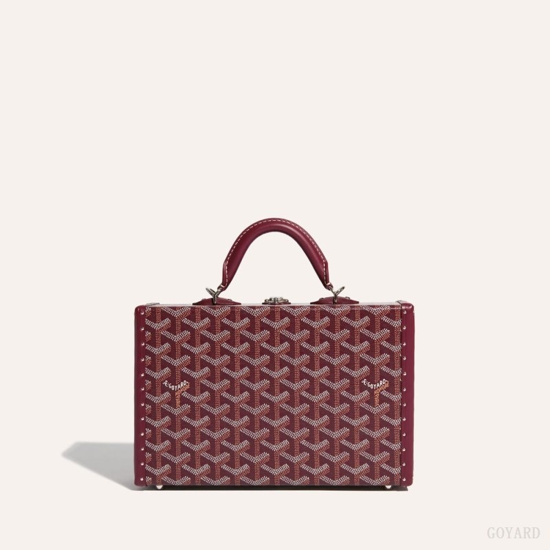 Goyard Grand Hôtel Trunk Bag Burgundy | TNLC8490