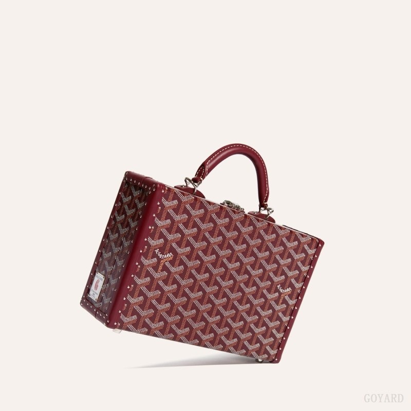 Goyard Grand Hôtel Trunk Bag Burgundy | TNLC8490