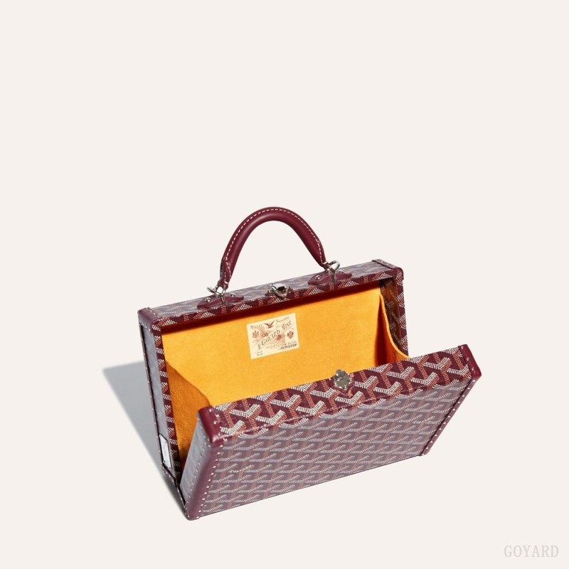 Goyard Grand Hôtel Trunk Bag Burgundy | TNLC8490