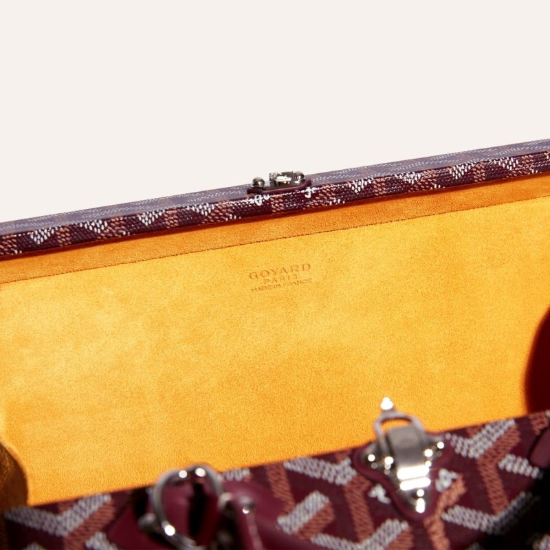 Goyard Grand Hôtel Trunk Bag Burgundy | TNLC8490