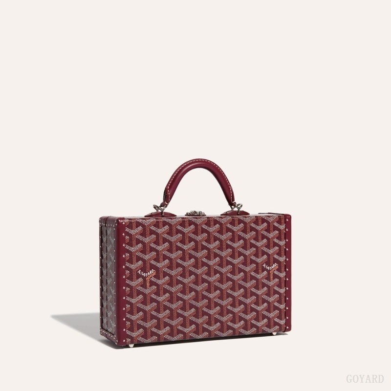 Goyard Grand Hôtel Trunk Bag Burgundy | TNLC8490