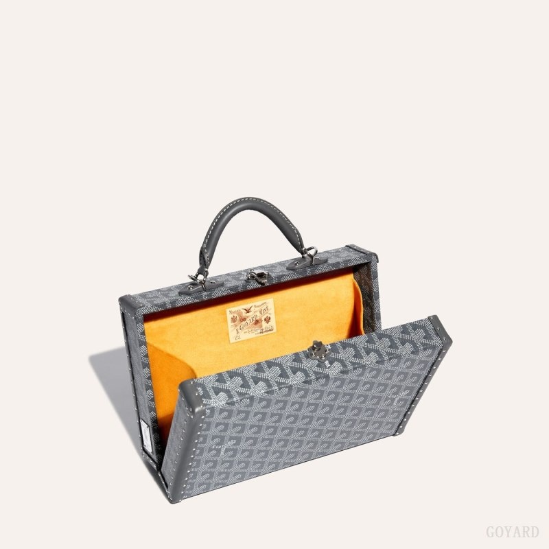 Goyard Grand Hôtel Trunk Bag Grey | JGDT0223