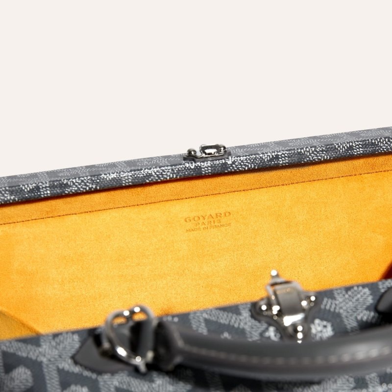 Goyard Grand Hôtel Trunk Bag Grey | JGDT0223