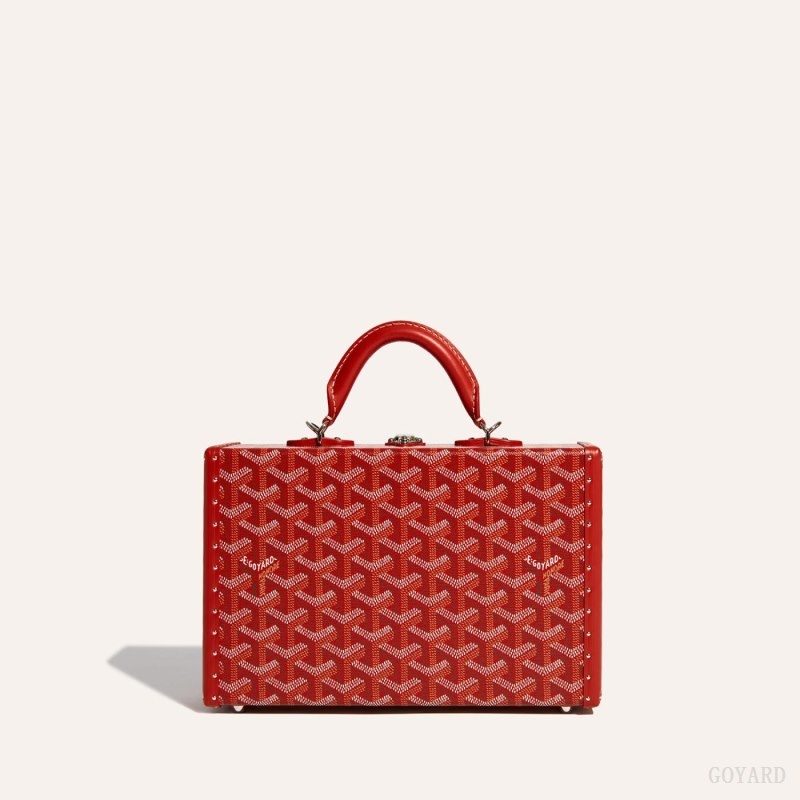 Goyard Grand Hôtel Trunk Bag Red | DTRJ6254